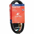 All-Source 4 Ft. 6/2 + 8/2 Ga. 4-Conductor Range Cord RAC-SRDT-6282-4